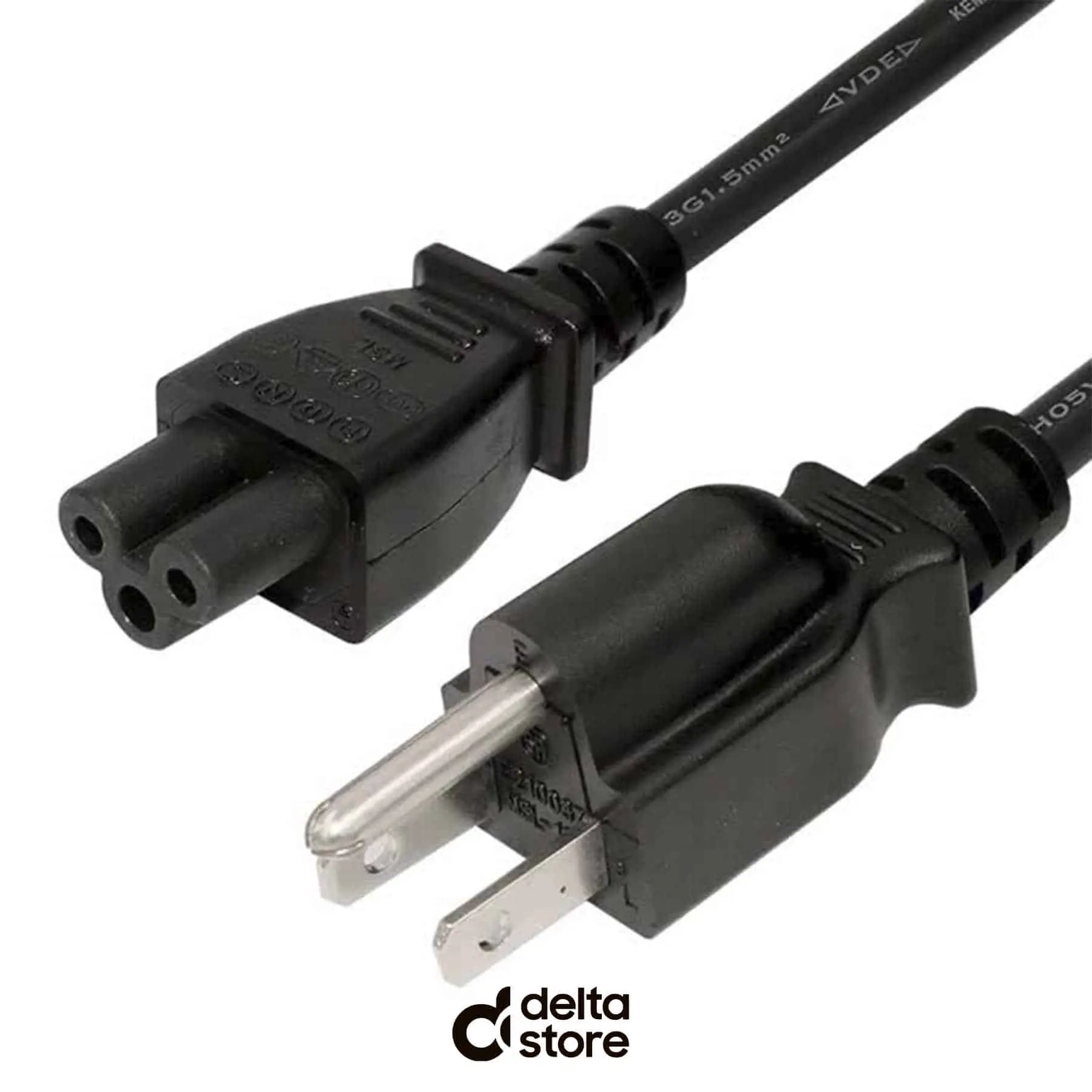 Noutbuk Power Kabel 3-Pin 1.5 Metr